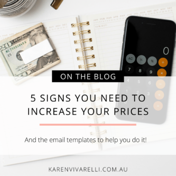 5 signs you need to increase your pricing