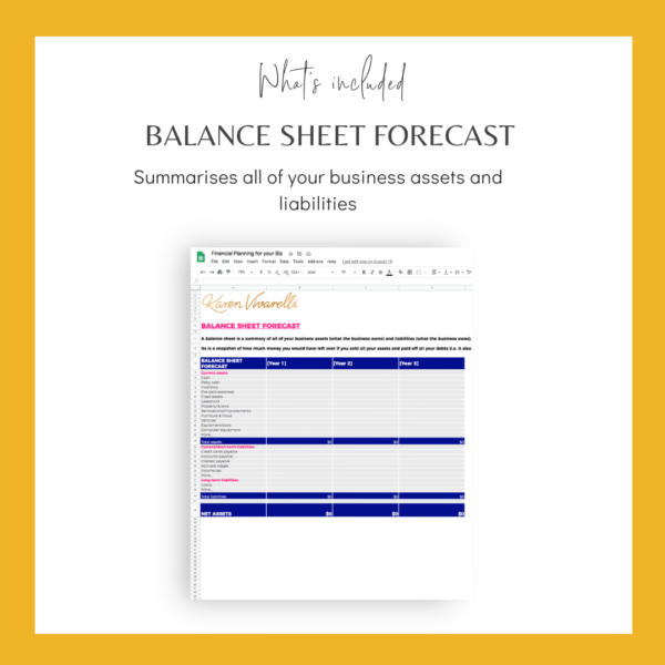 Financial Planning Spreadsheet - Image 9