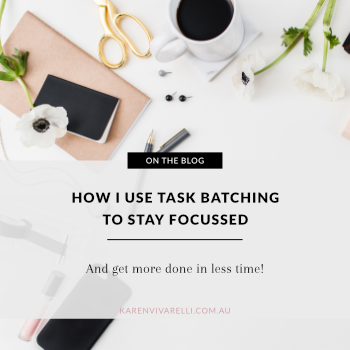 How I use task batching to get more done