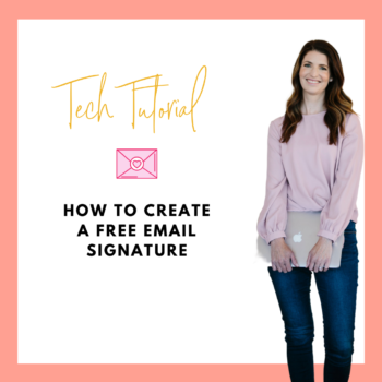 How to create a free email signature