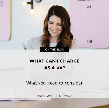 What to charge as a virtual assistant - Karen Vivarelli