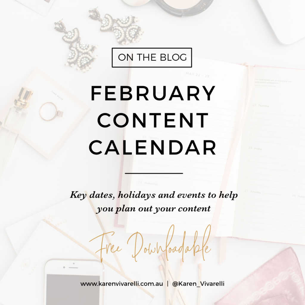 Social Media February Content Calendar