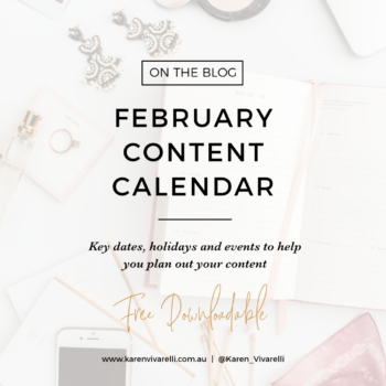 Social Media February Content Calendar